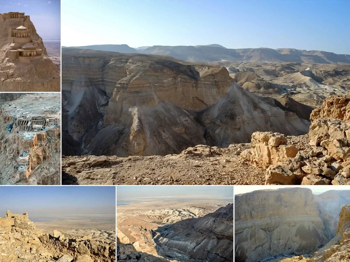 Twierdza Masada-najwspanialsze starożytne ruiny Izraela.
