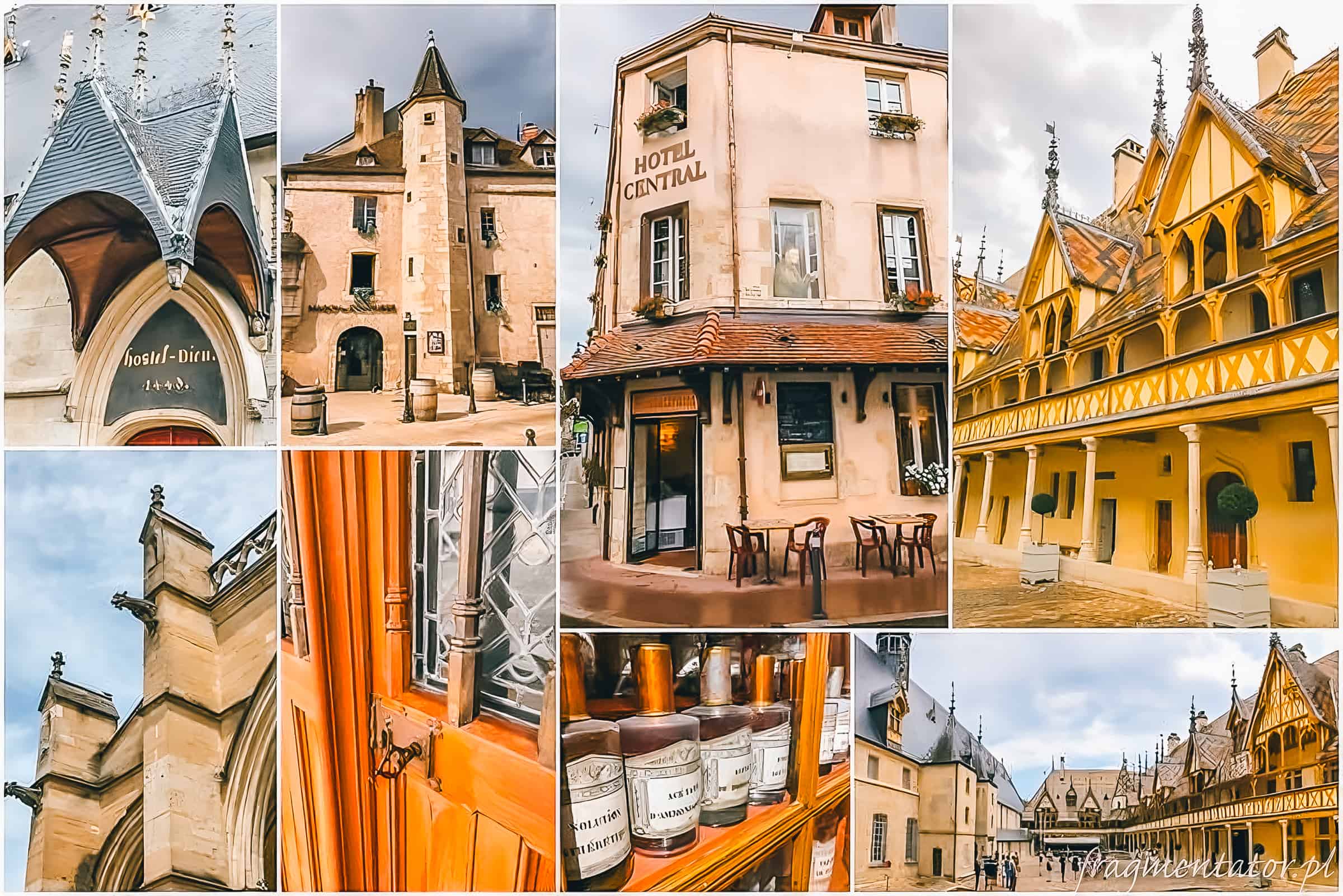 Beaune Francja malownicze francuskie miasteczka zwiedzanie atrakcje Francji