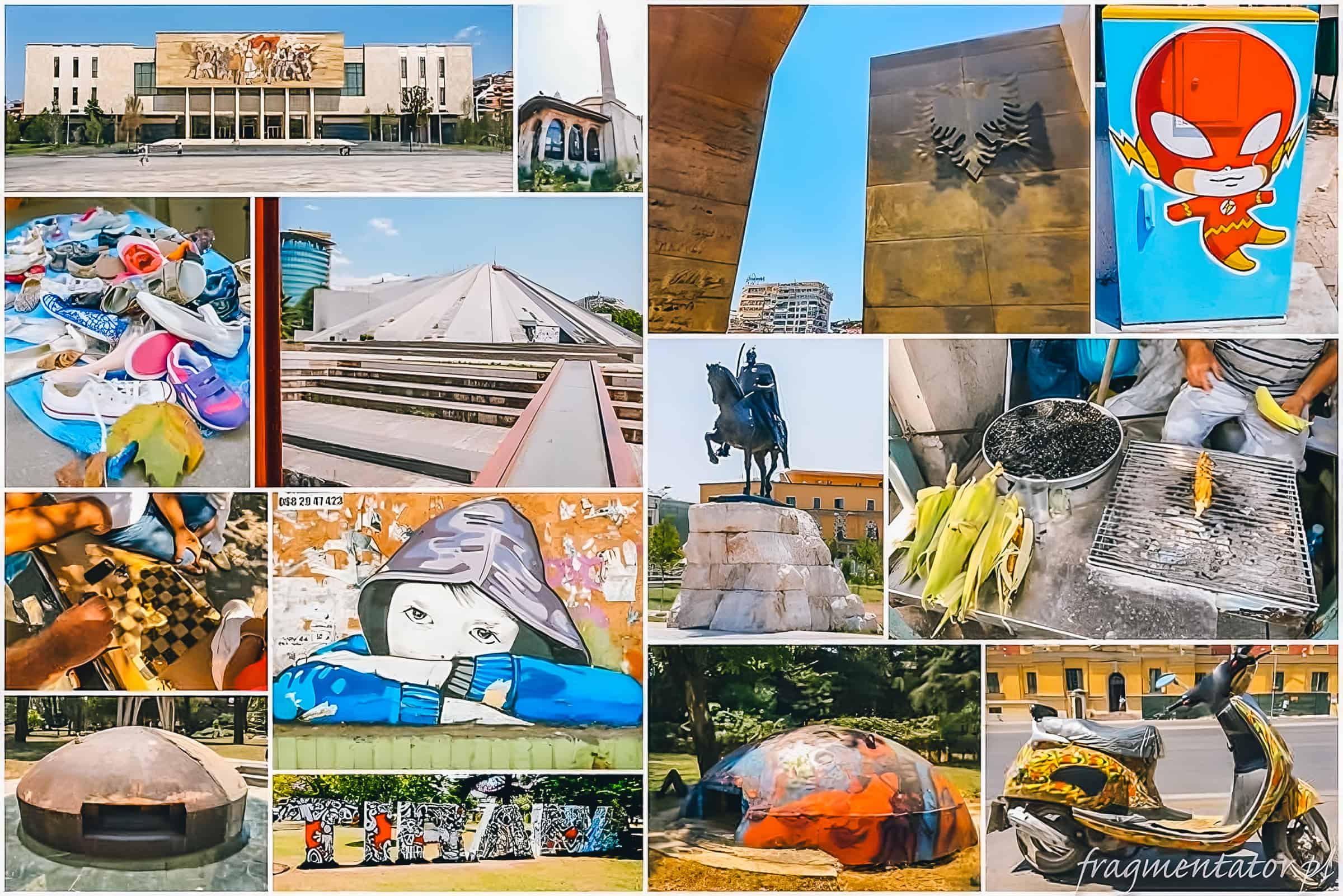 Tirana - stolica Albanii - zwiedzanie