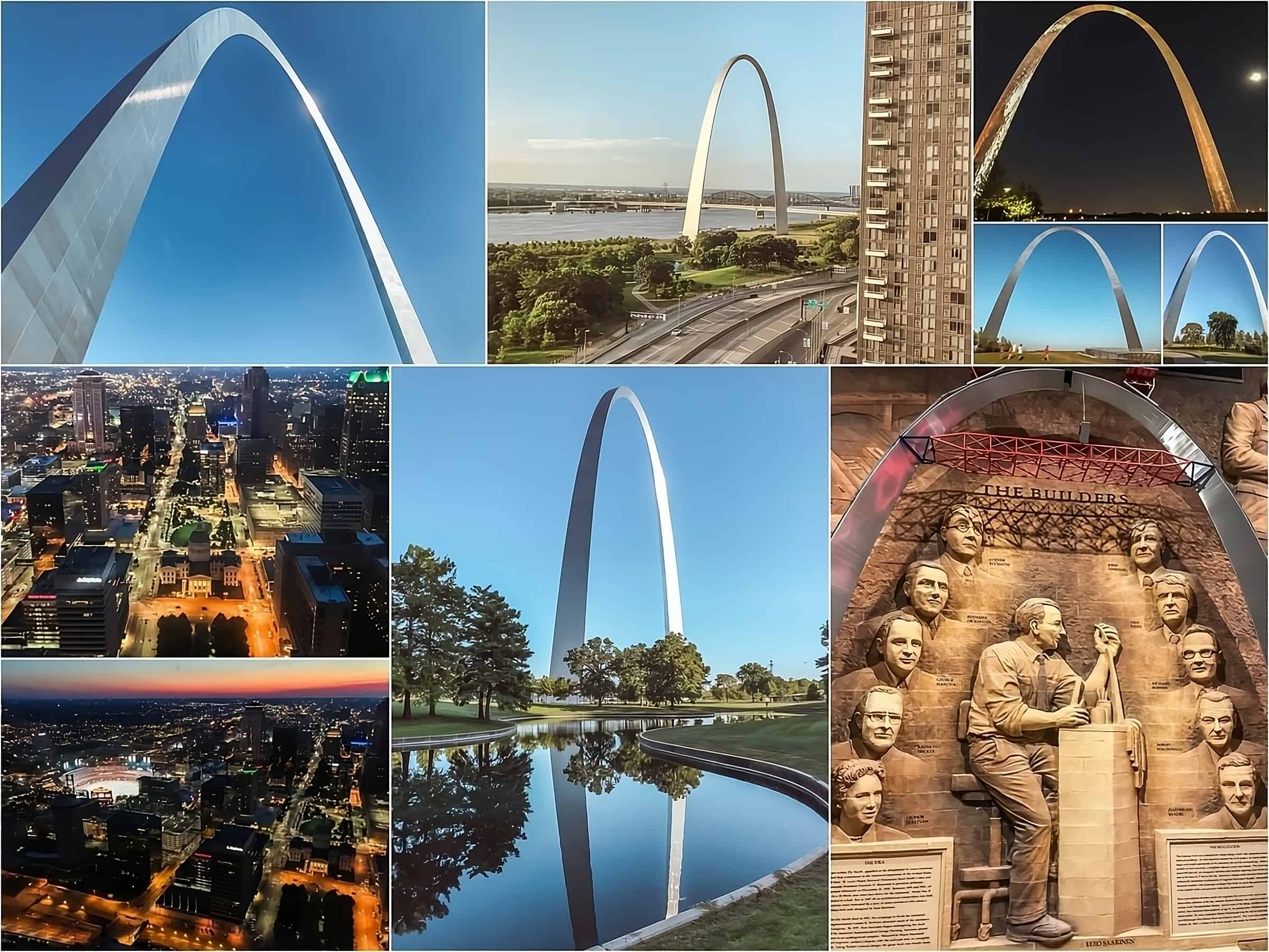 atrakcje zwiedzanie St. Louis Arch co warto zobaczyć w Saint Louis wjazd na łuk Gateway Arch 