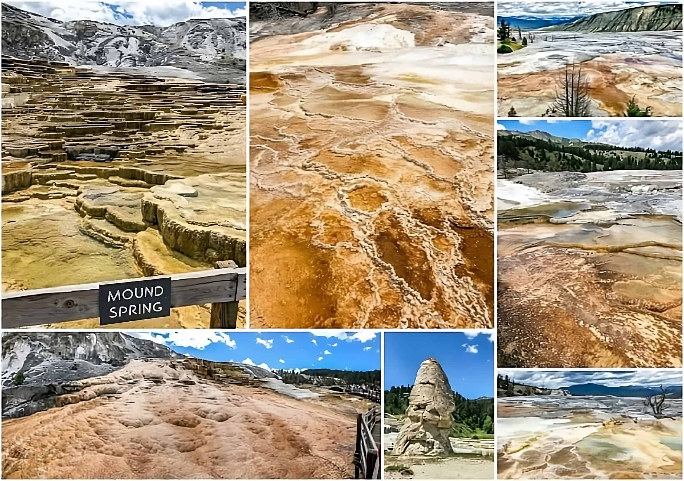 atrakcje Parku Yellowstone to trzeba zobaczyć Mammoth Hot Springs