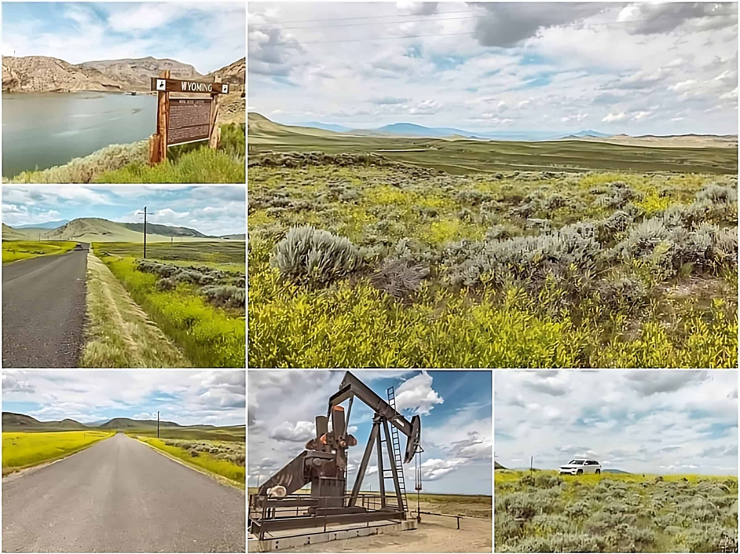 stan Wyoming, widoki w drodze do Cody