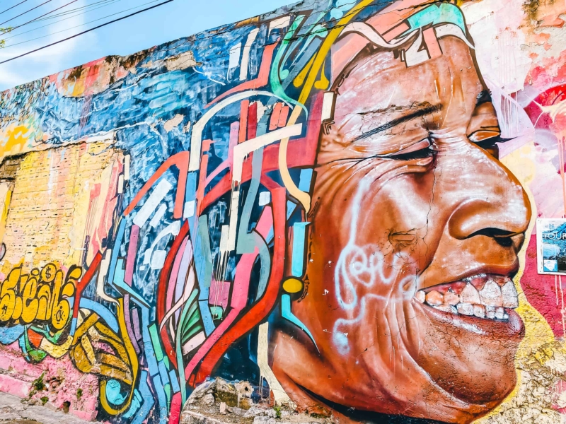 Street art w Cartagenie