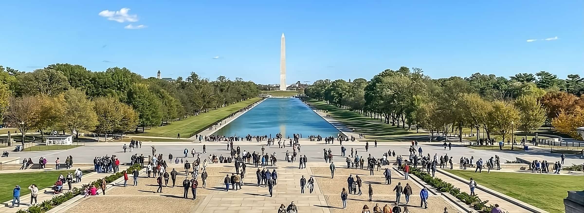 Staw przed Pomnikiem Lincolna (Lincoln Memorial Reflecting Pool) 