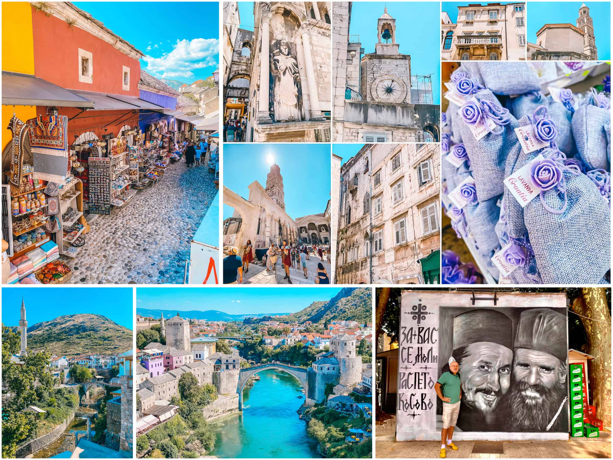Split, Mostar,Trebinje