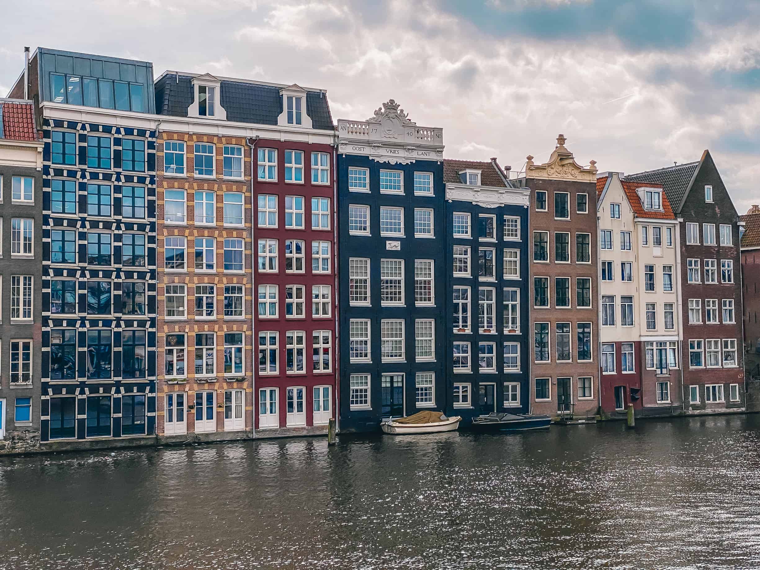Amsterdam kanał Damrak